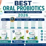 Comparison of the best oral probiotics for fresh breath, gum health, and oral microbiome support