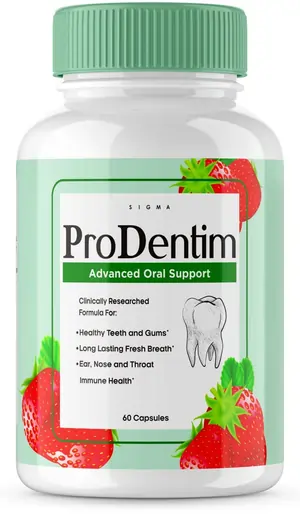 ProDentim oral probiotic supplement bottle