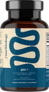 YourBiology women’s probiotic supplement bottle