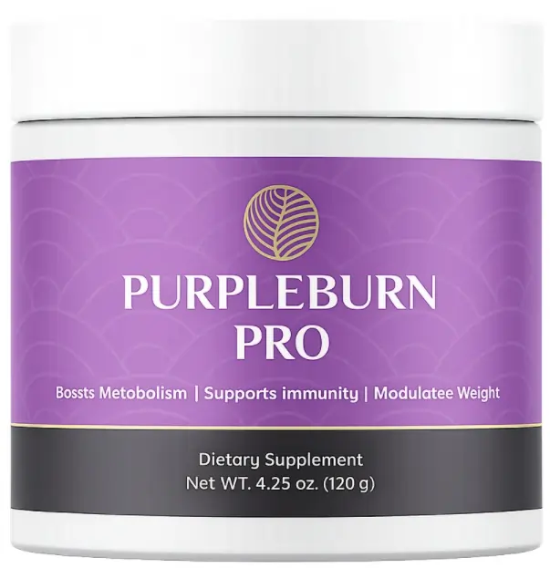 PurpleBurn Pro weight management supplement jar